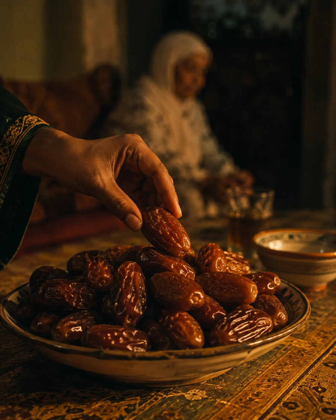 Dates ready for breaking the fast