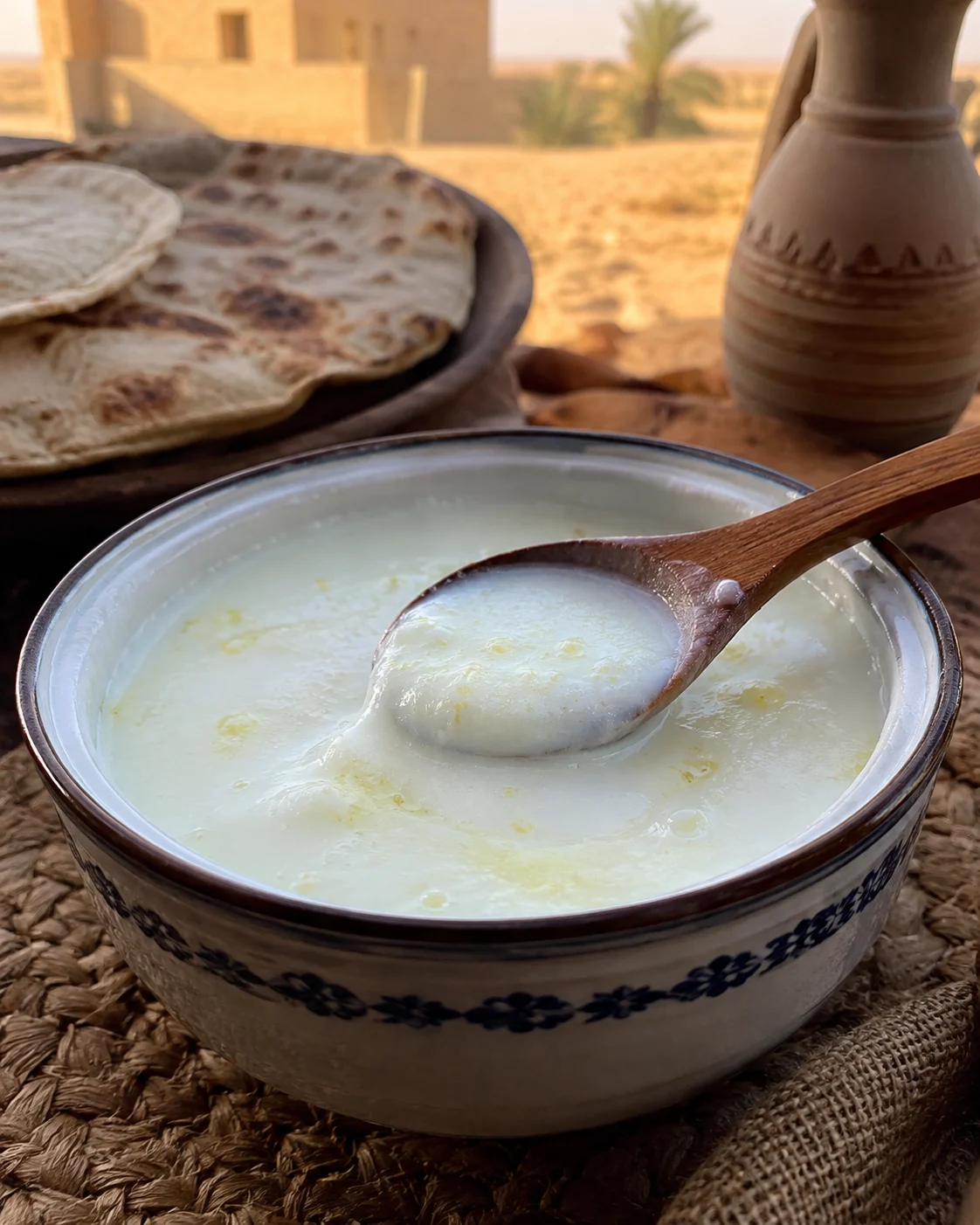 Fresh traditional leben served simply