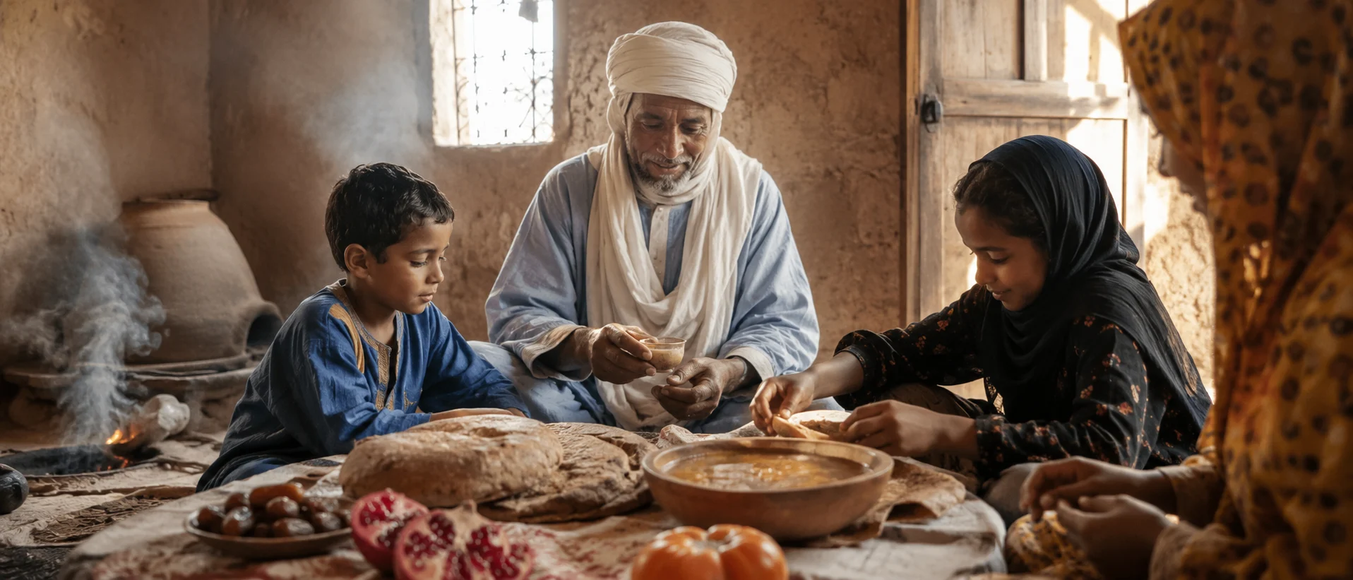 A simple memory of food and fruit from the Meski oasis