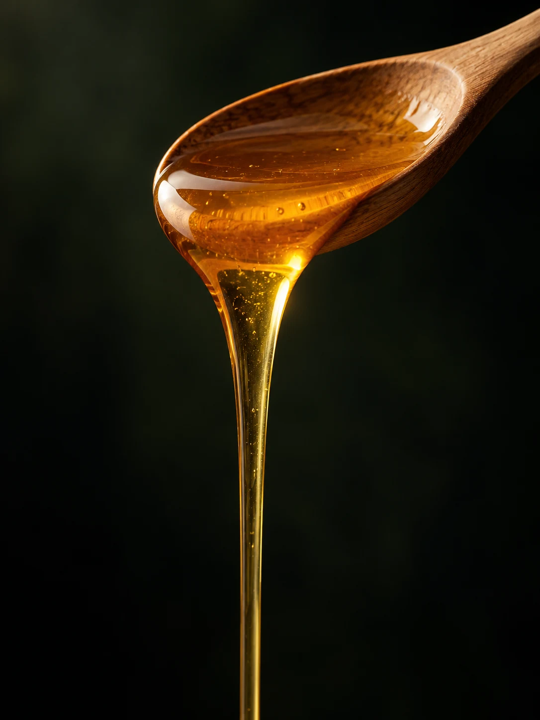 Binh Phuoc Rubber Honey on a spoon