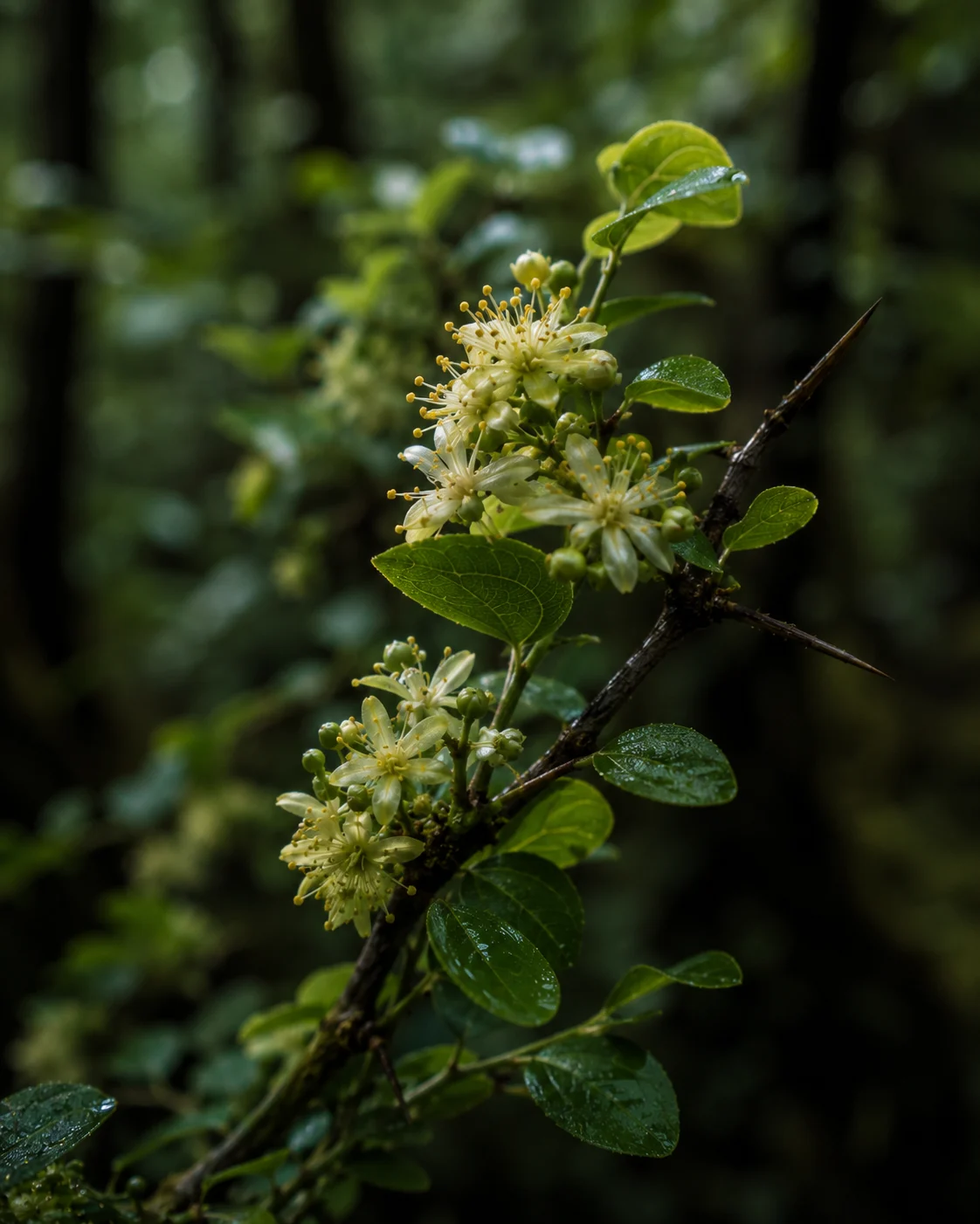 Sidr blossom close-up, Mount Belles, Greece