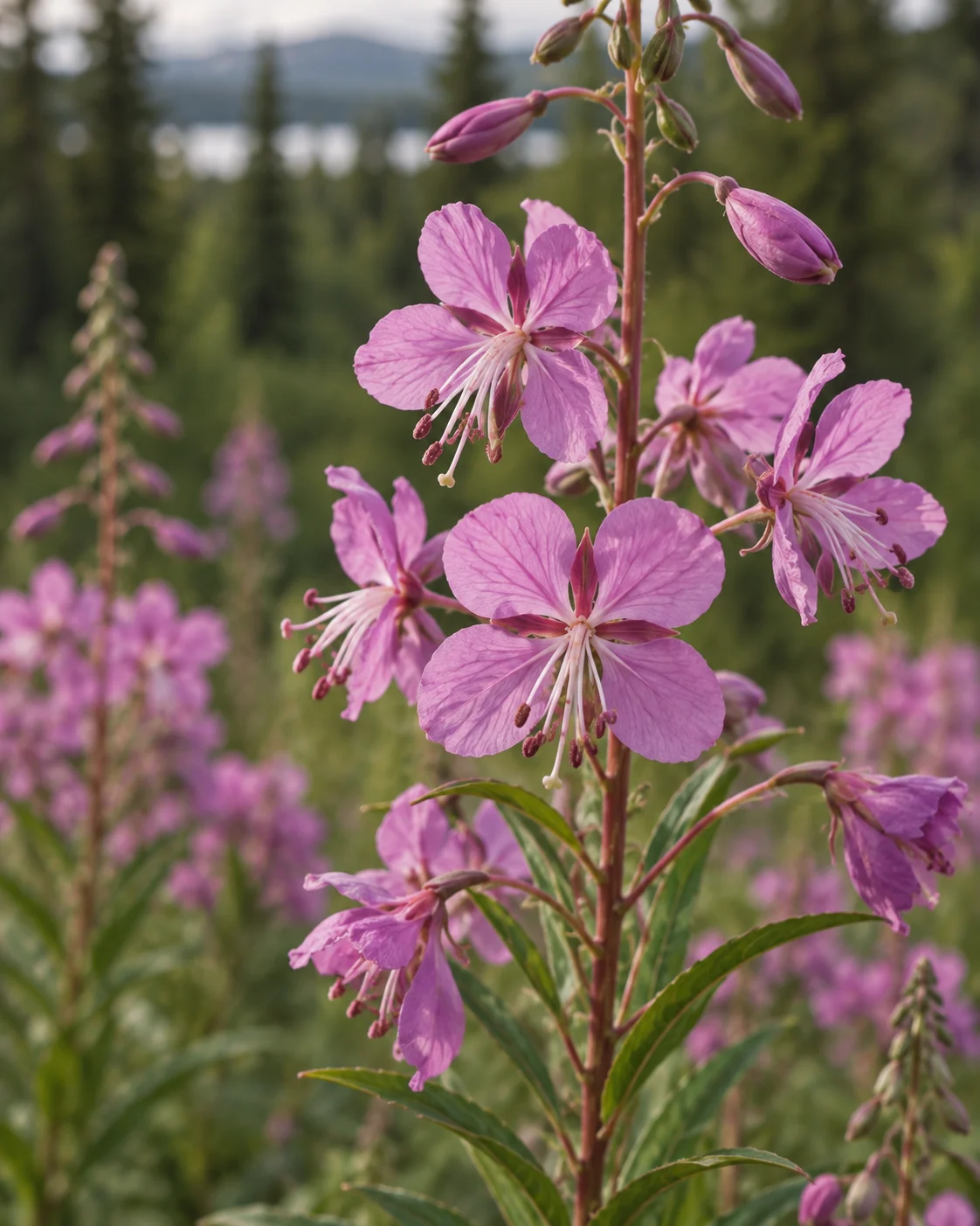Botanical detail for Lapland Fireweed Honey
