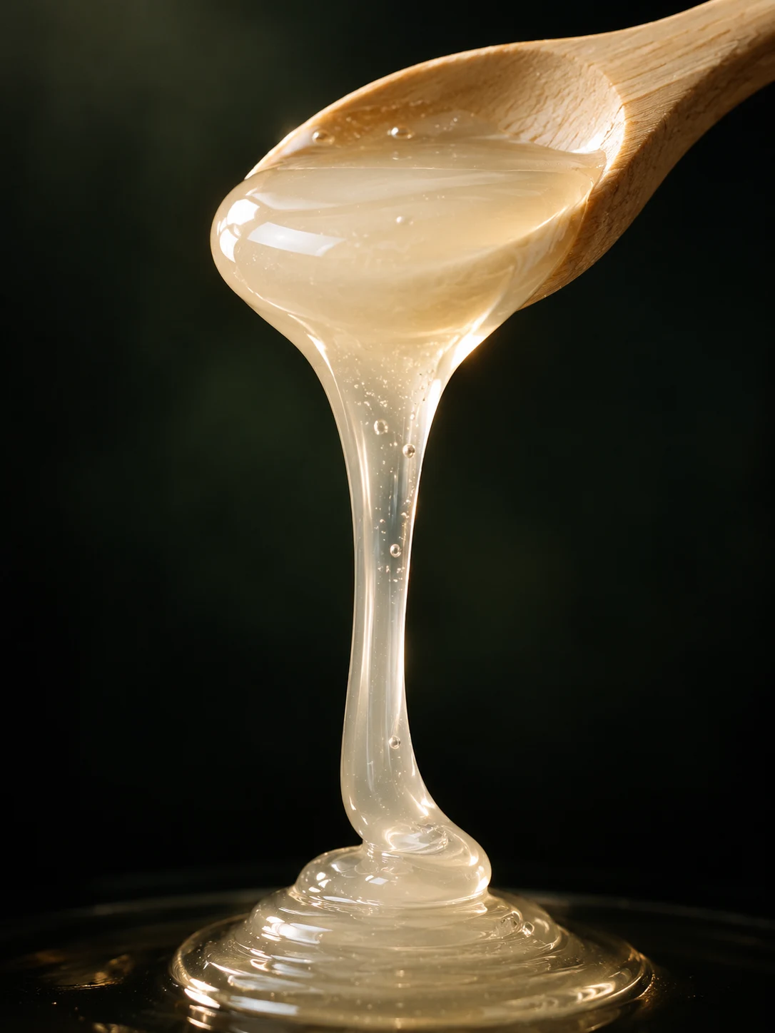 Mu Cang Chai Blong Song Honey on a spoon