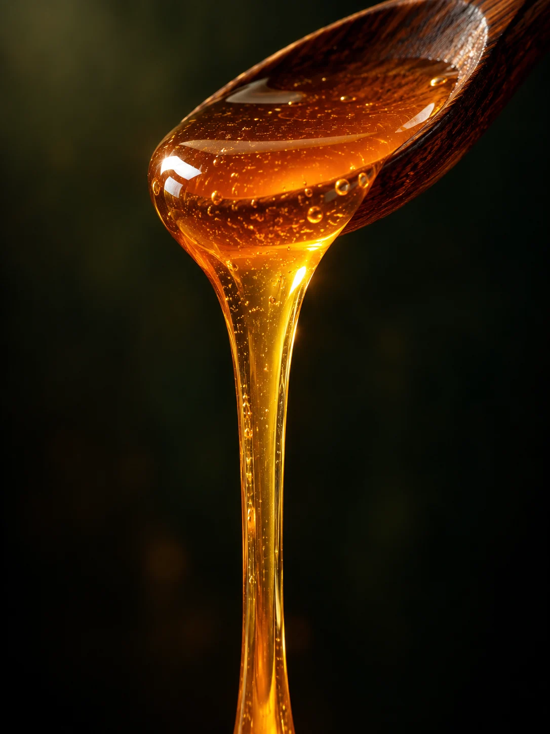 Mu Cang Chai Cardamom & Son Tra Honey on a spoon