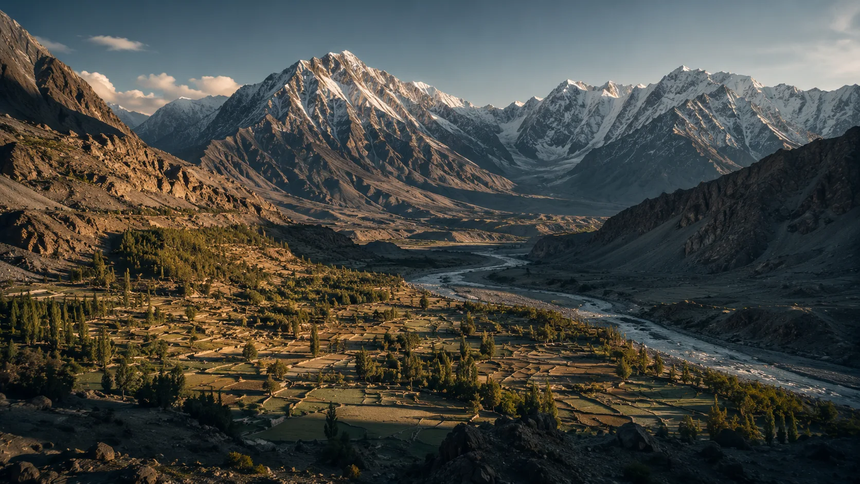 Karakoram valley near Skardu, Gilgit-Baltistan, Pakistan