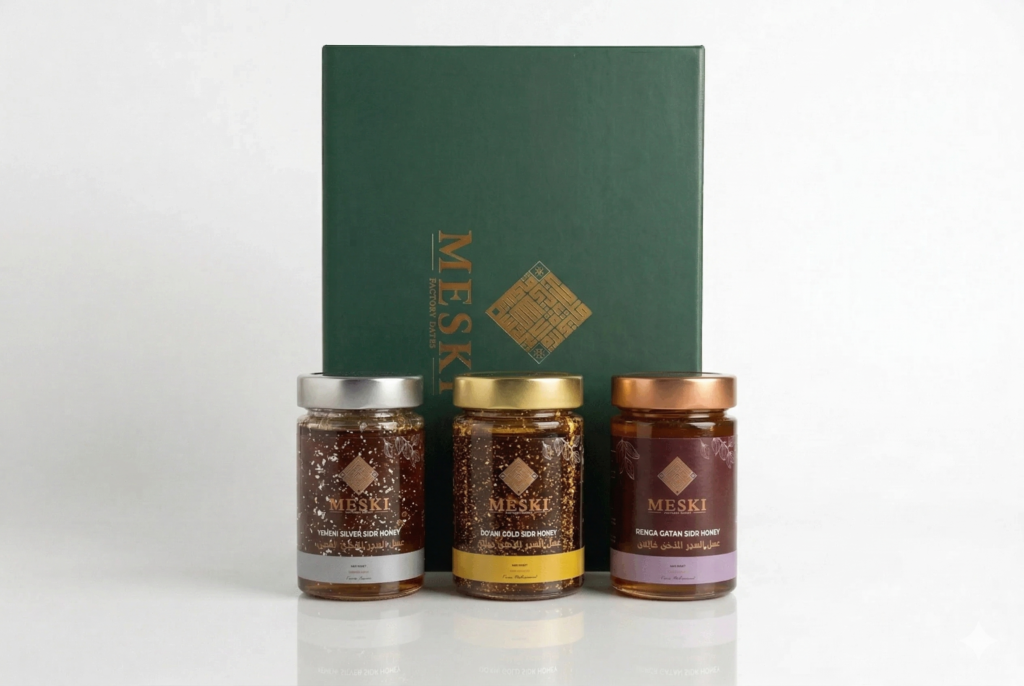 royal-sidr-honey-jujubier-oman-emirates-yemen-saffron-gold-silver-luxury-box-miel-sidr-royal-عسل-سدر-ملكي-عُمان-الإمارات-اليمن-زعفران-ذهب-فضةpack
