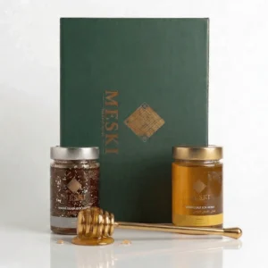 Luxury Sidr Honey Gift Box 2x400g – Gold 23K & Silver | Premium Raw