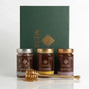 Royal Sidr Honey Collection – Gold 23K UAE, Silver Oman & Saffron Yemen (3x250g)