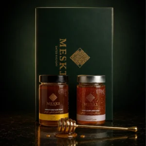 Luxury Sidr Honey Gift Box – Gold & Silver