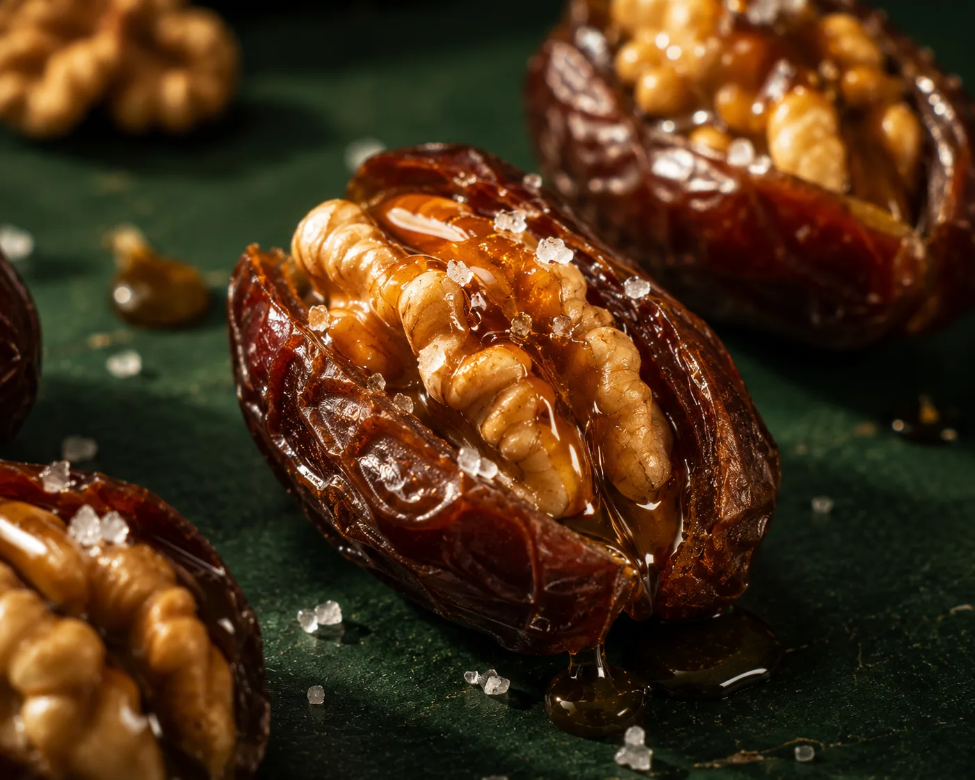 Date honey walnut bites — Ramadan iftar recipe — وصفة رمضان تمر عسل جوز