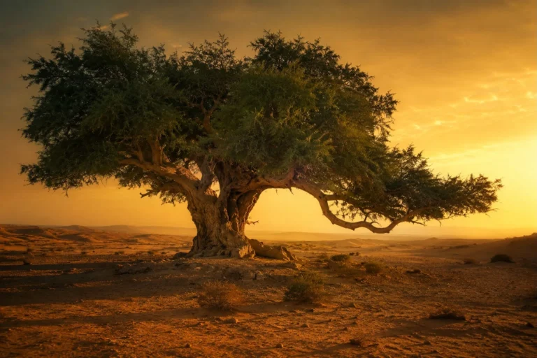 Ghaf tree — UAE national tree since 2008 — Prosopis cineraria in the desert