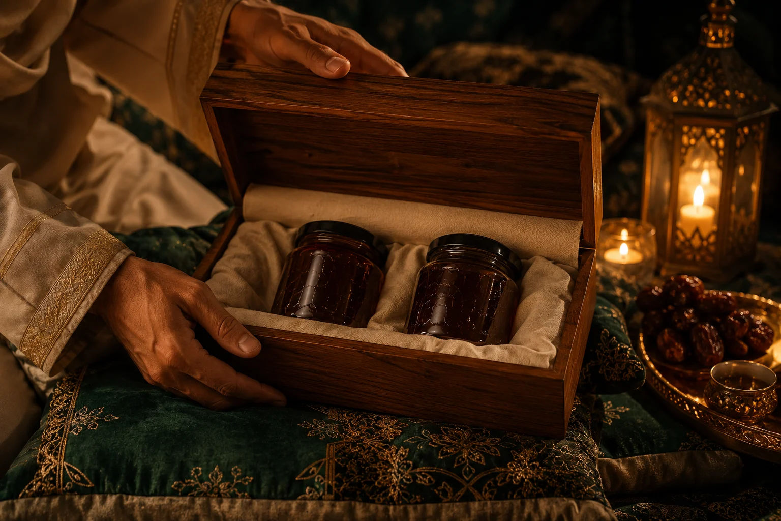 Meski honey gift box Ramadan — عسل مسكي هدية رمضان دبي الخليج