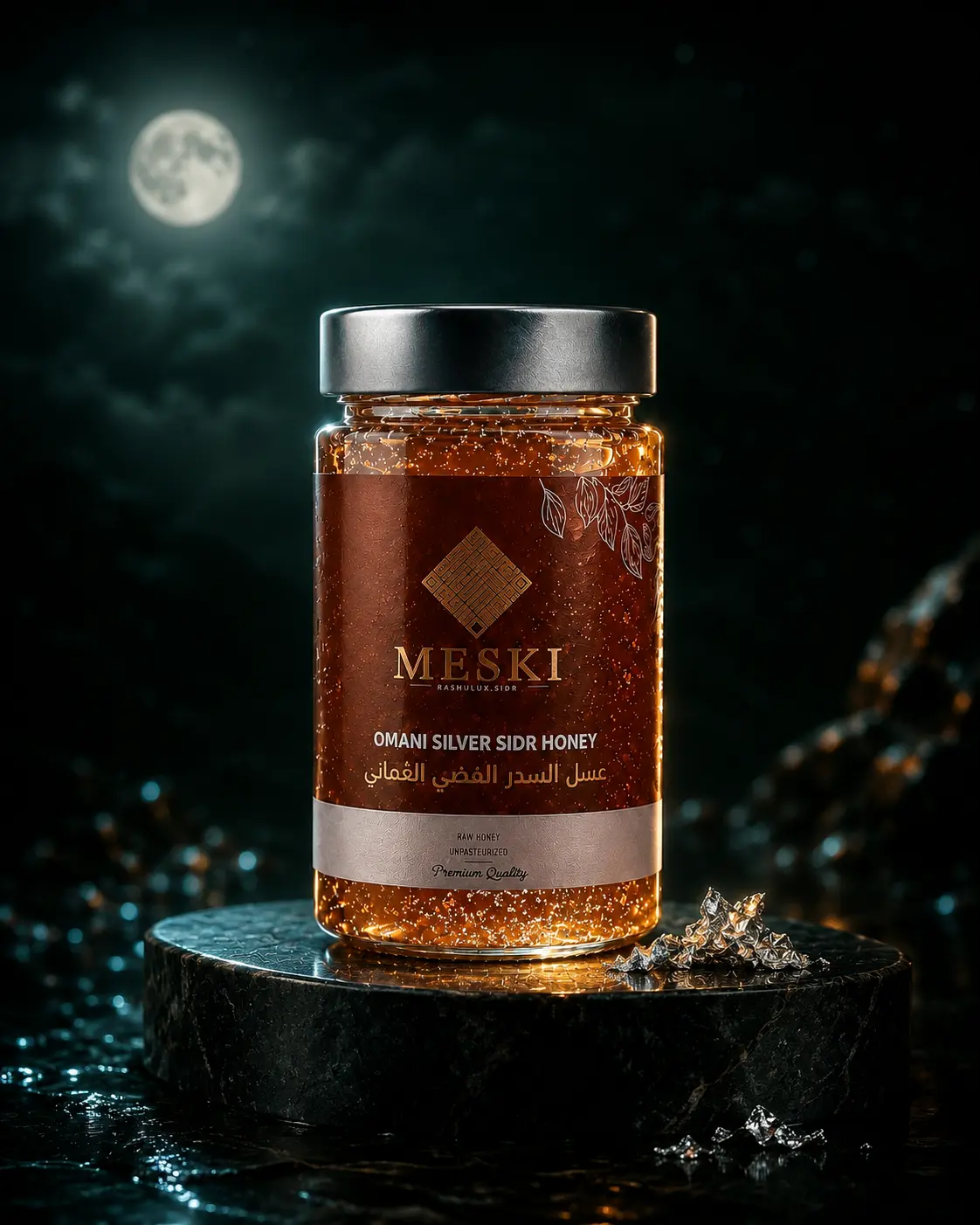 Omani Sidr Honey Infused with Silver - Image 4