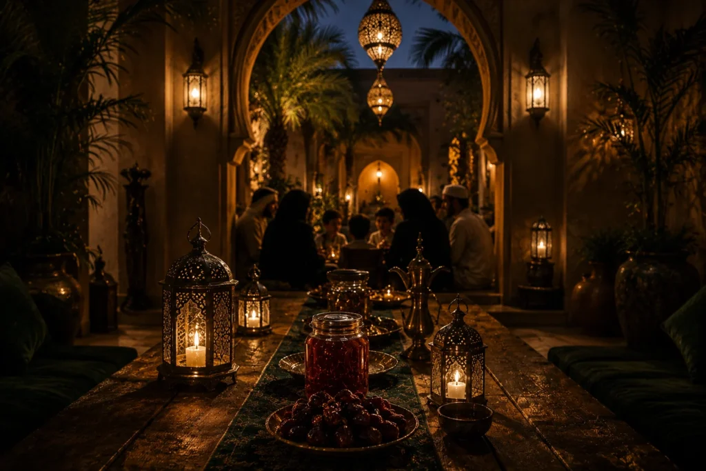 مائدة رمضان العائلية — من المغرب إلى الإمارات