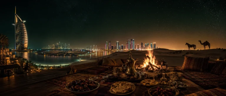 Arabian hospitality from luxury Dubai and Doha to a quiet desert majlis under the stars