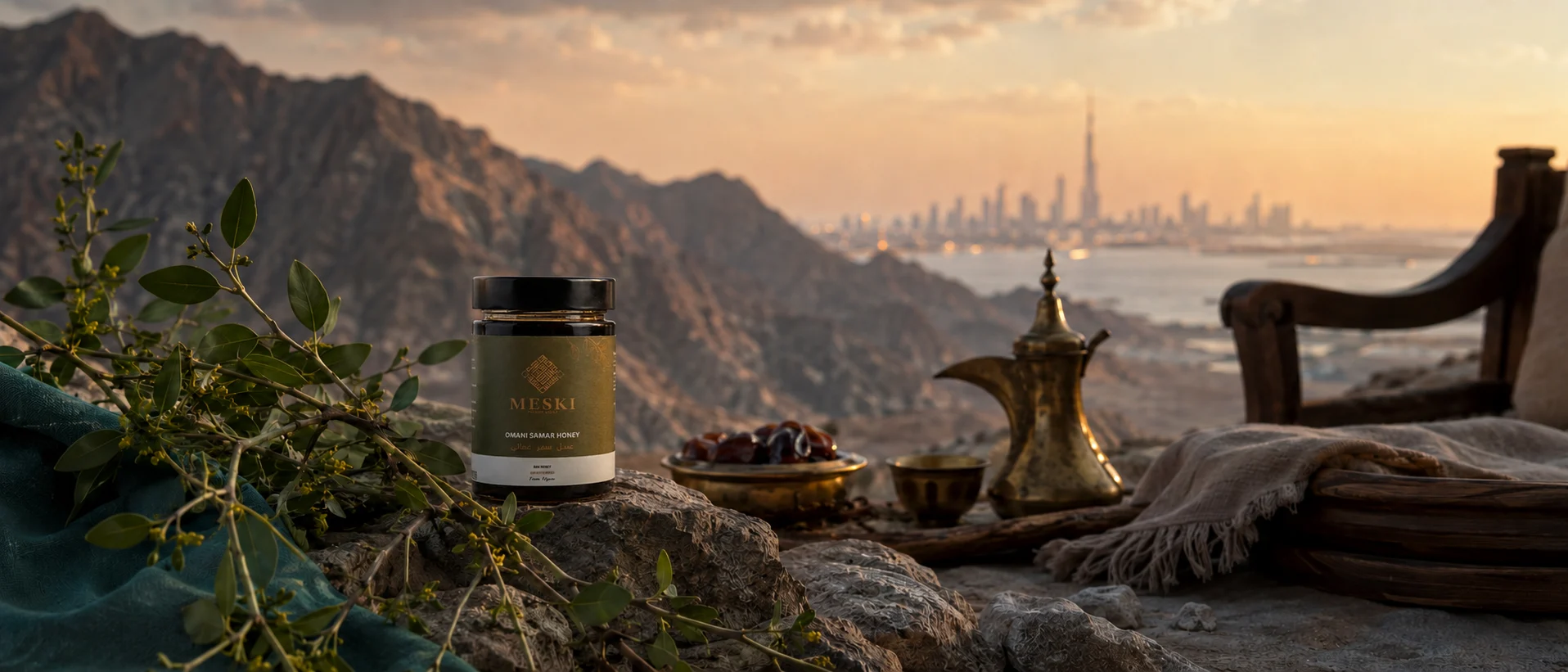 Honey in Dubai from Hatta mountains to Jumeirah with Sidr honey and Gulf hospitality