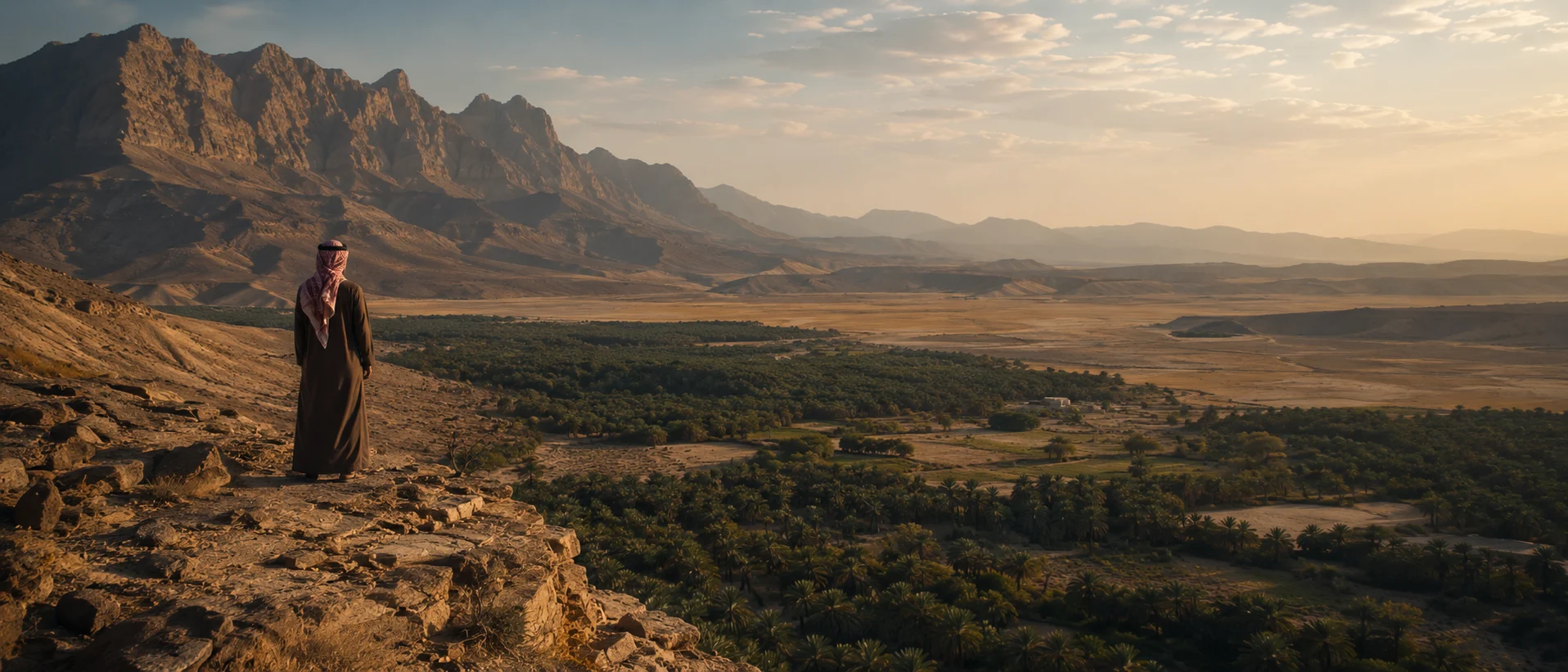 Saudi Arabia landscapes from Medina palm gardens and Hijaz mountains to Asir highlands and desert regions