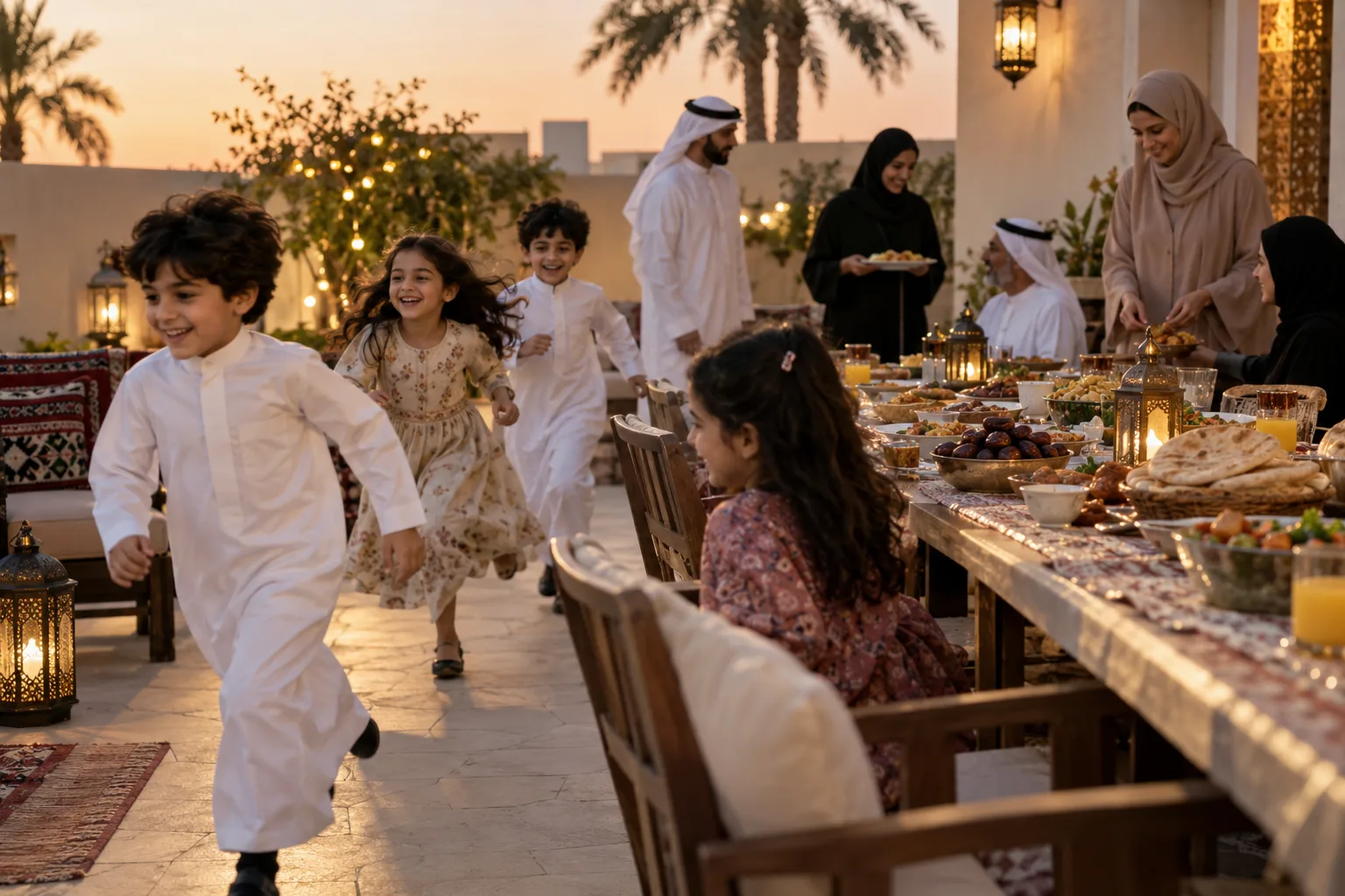 هدية عسل سدر رمضان في مجلس عربي في دبي
